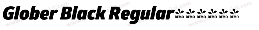 Glober Black Regular字体转换